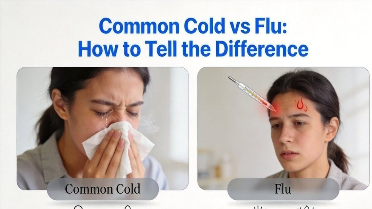 Common Cold vs Flu: How to Tell the Difference